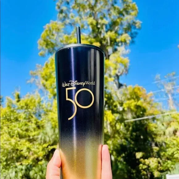 WDW 50th Anniversary Black & Gold Tumbler & Mug Bundle Disney Starbucks Tumbler | Mercari main image 3